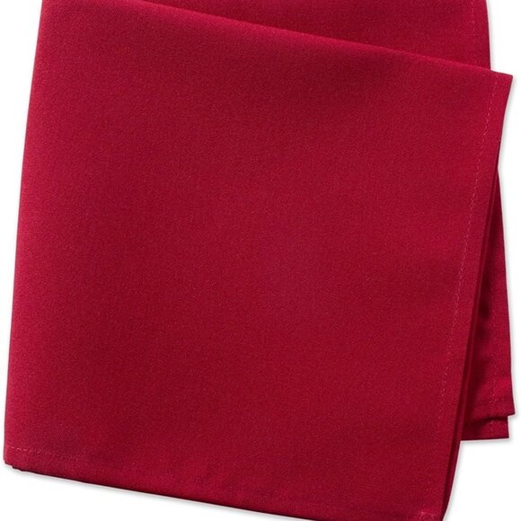 NEW 6 Piece 100% Spun Polyester Table Top Collection, Napkins, 18x18, Red - Picture 4 of 9
